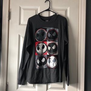 official disney jack skellington long sleeve shirt